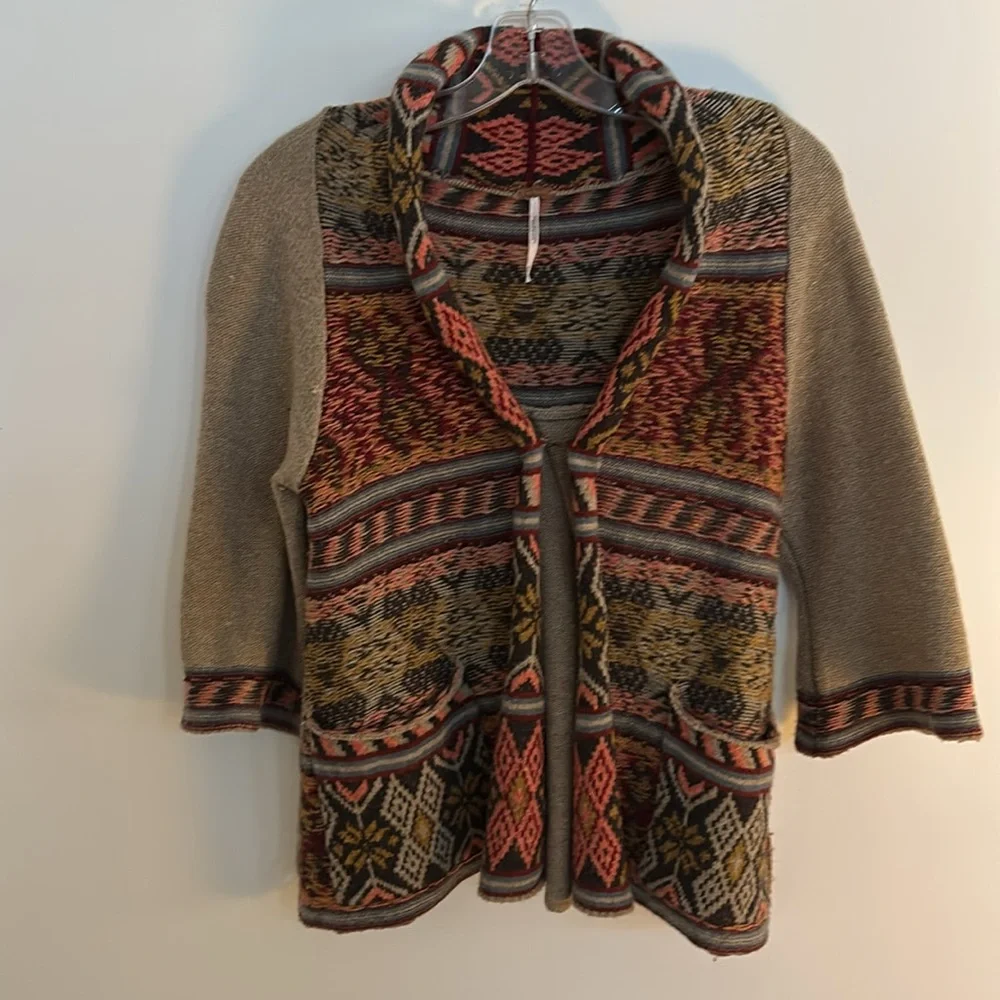 Free People Multicolor Patterned Cardigan - Picture 2 of 7